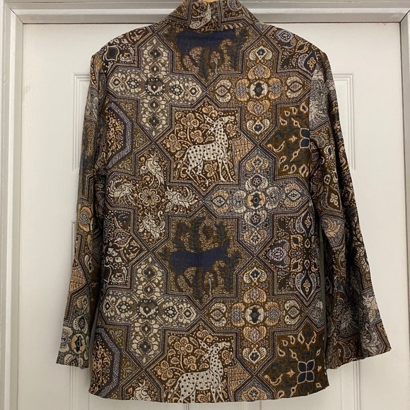 THE MET Persian Star Tapestry Jacket ~ metropolitan museum of art M - Picture 6 of 9